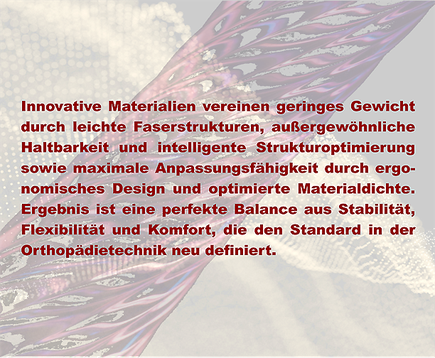 Innovative Materialien definieren den Standard in der Orthopädietechnik neu