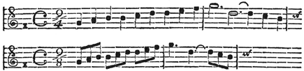 J. P. Kirnberger: Die Kunst des reinen Satzes in der Musik Bd. 2/1. 1776. S. 129.