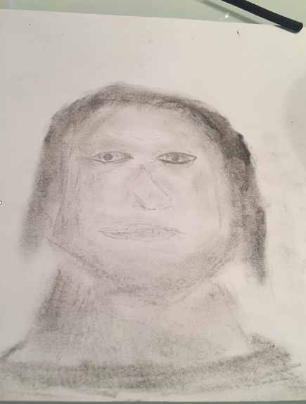 Zeichnen mit Kohlestift: hier das fertige Werk. ©jw
