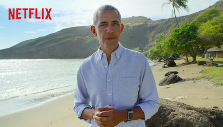 Obama bij Hanauma Bay in Netflix natuurserie