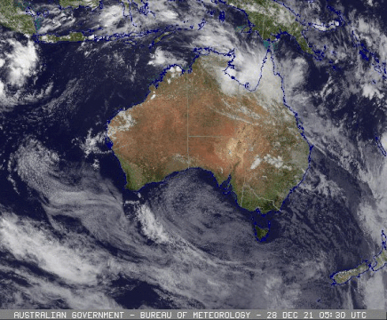 Tropical cyclone Seth animation, images from www.bom.gov.au.