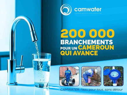 2025. Camwater. Eau. Offre de de 200.000 branchements