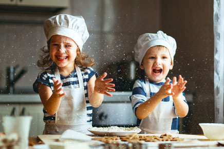 Kindergeburtstage und Kinderkochkurse