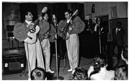 Trío de Luisito Plá en La Voz de Antioquia, 1957.