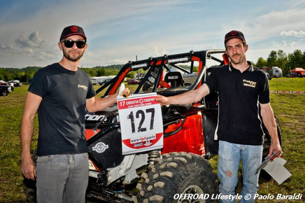 Filippo Morandini e Samuele Morganti, team Evolution 4x4, cat. Adventure