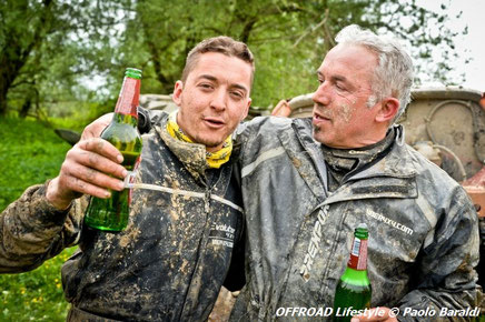 Simone e Andrea stremati ma contenti per la vittoria