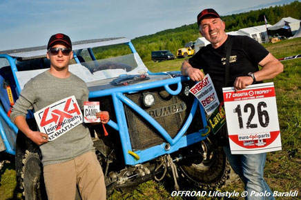 Simone Cognini e Andrea Aguzzi, team Evolution 4x4, cat. Adventure