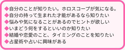 福井ホロスコープ福井占星術