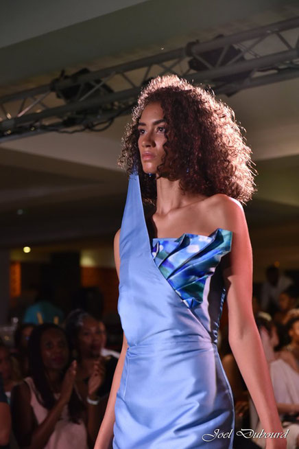 Eva Gagnion, finaliste de la 3e édition du concours de mannequins Metropolitans Models Guadeloupe. (Photo :Joël Dubourd)