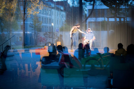 GUTE STUBE Schnitzeljagd 2022: mixxit Theater, Foto: Sabine Biedermann