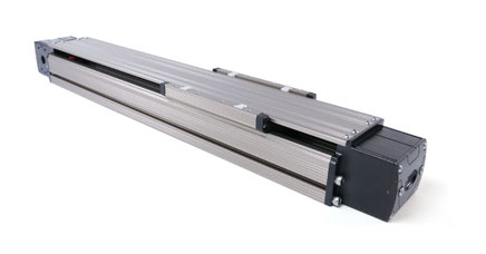 Semi Covered Linear Guide Slider Belt Drive Compact Rail