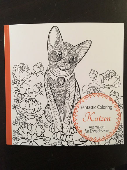 "Fantastic Coloring Katzen" Malbuch für Erwachsene
