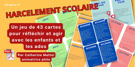 HARCELEMENT SCOLAIRE: 43 cartes pour réfléchir et agir