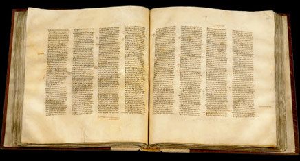 Codex Sinaiticus, Neues Testament Griechisch