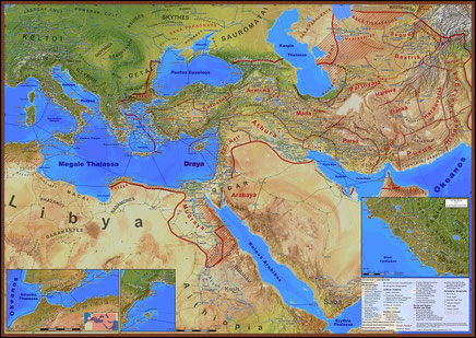 Karte des Perserreichs