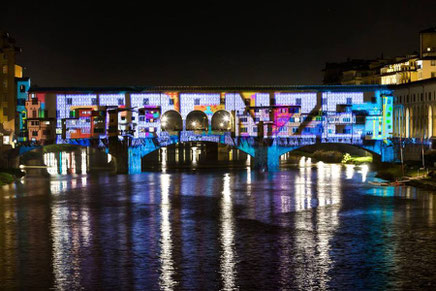 Festival of lights in Florence