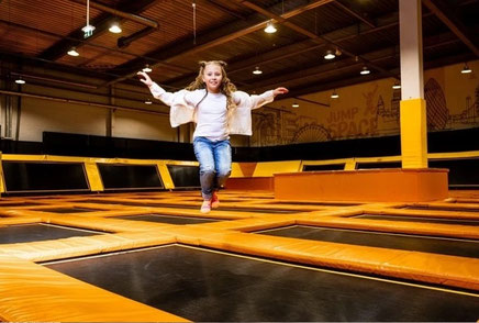 Riga top things to do  for families trampoline