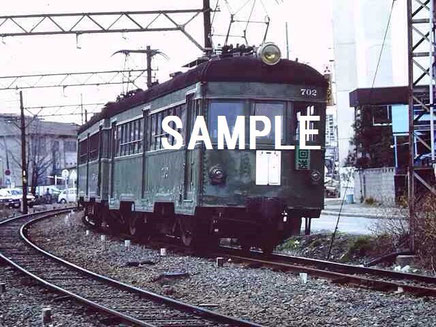 名古屋鉄道 瀬戸線　600V  1970年代　昭和 鉄道写真　ネットオークション　通販 デジタル画像  鉄道車両 電車