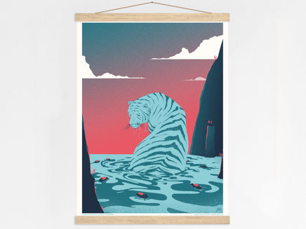 A Guardian poster hanger