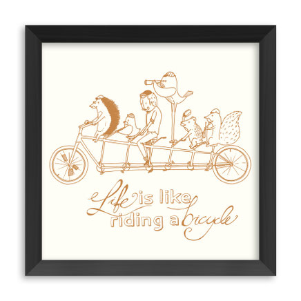 Life is like riding a bicycle