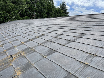 さいたま市の集合住宅、屋根塗装工事前の写真