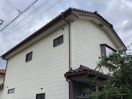 さいたま市の戸建住宅、外壁塗装工事前の写真