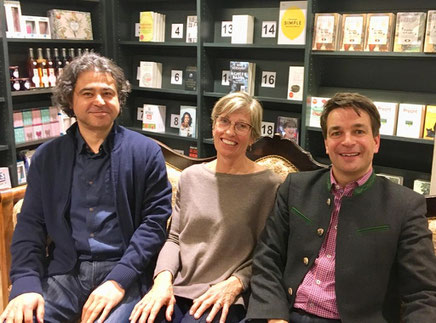 Auf dem Bild von links nach rechts: Hassan Taha (5. + 6. Juni), Inge Richard (5. Juni), Christian Holenstein (6. Juni)