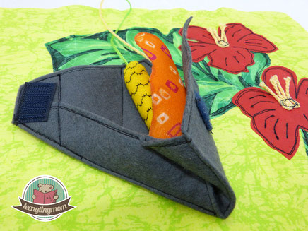 Quiet book Beetle sewing touch feel butterfly