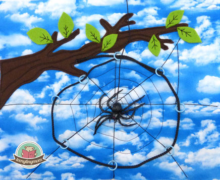 Quiet book Spider Template