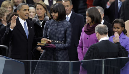 Inauguration Bible Barack Obama 2012 oath