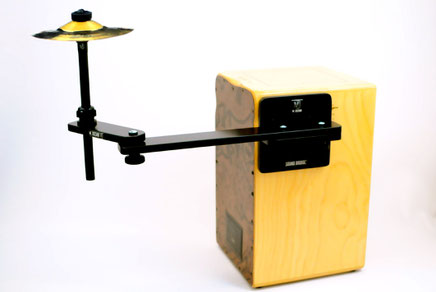 cajon sound bridge shaker jingle cymbal splash single tools  zusatzinstrument add on spielen