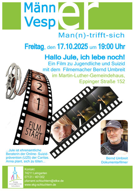 Flyer Einladung Männervesper