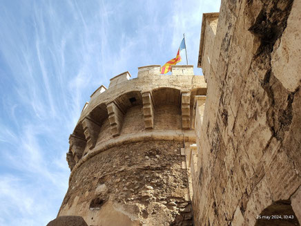   Durante la Guerra de la independencia, Valencia fue bombardeada por los franceses y las torres fueron seriamente dañadas por las bombas y los incendios.