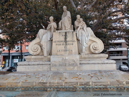 La Fuente Doctor Moliner es un monumento emblemático en el Paseo de la Alameda de Valencia, creado por el escultor José Capuz en 1919, que rinde homenaje al médico y rector de la Universidad de Valencia, Francisco Moliner Nicolás.