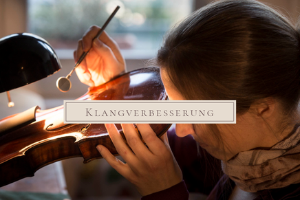 Spezialisten für Klangverbesserung im Geigenbau