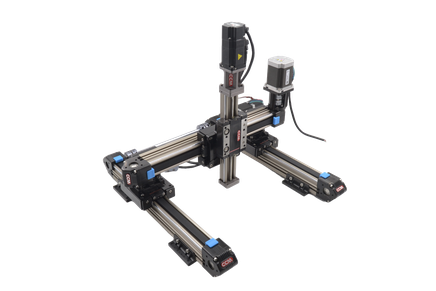 W series linear actuator guide rail belt driven