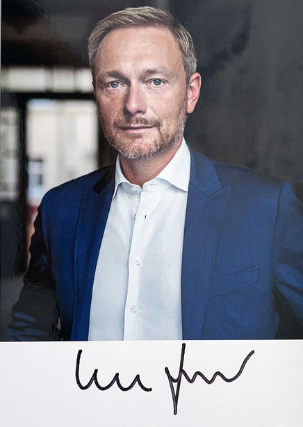 Autograph Christian Lindner Autograph 