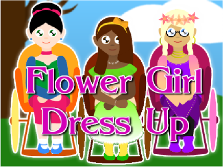 Three wheelchair users in bright, flower-themed outfits