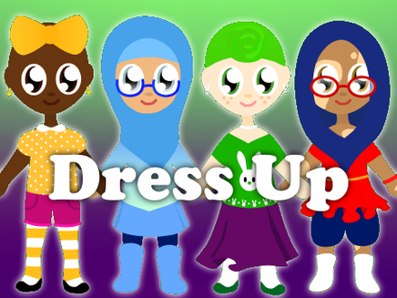 Four bald children wearing head wraps. Two have glasses. One has vitiligo