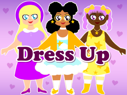 Three girls in cute outfits