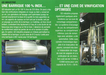 Stainless Cask press Viti