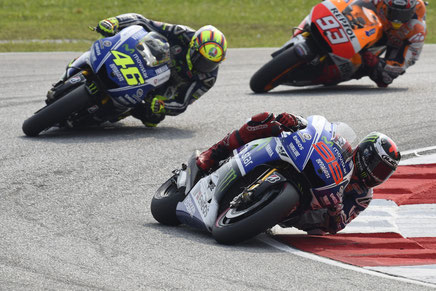 Sepang - Jorge Lorenzo in Führung.
