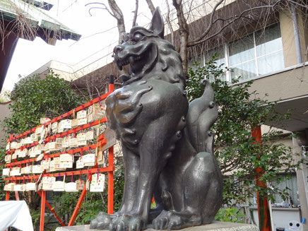 稲毛神社狛犬