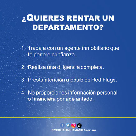 Quieres rentar un departamento
