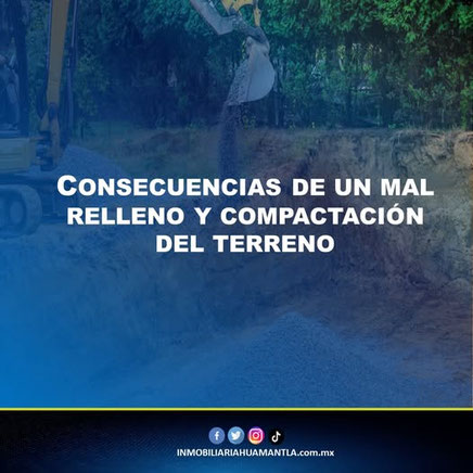 Consecuencias de un mal relleno y compactacion del terreno