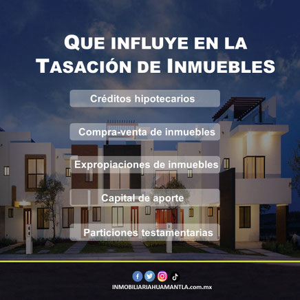 Que influye en la tasacion de inmuebles