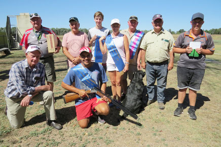 L - R.  Victor Bowman, David Jackel, Rhys McGauran, Angela Kloppenborg, Mark Reynolds, Christopher Kloppenborg, Ben Kuschert. Front: Graham Coyle, Jacob Motha & Cinder the labrador.