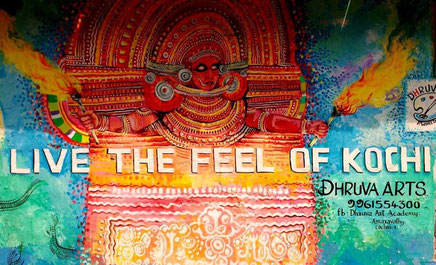 Street art and culture is all around in Kochi. Dante Harker