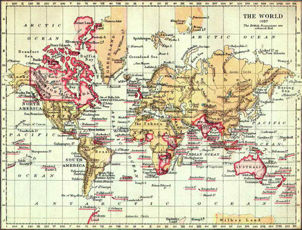 Das Britische Weltreich im Jahr 1897