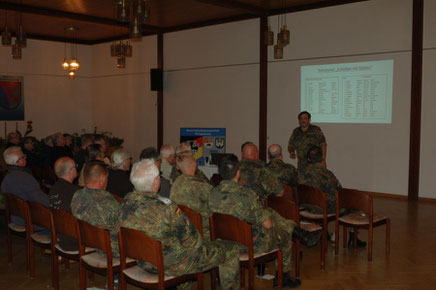 Am 15.August fand unser monatliches Treffen im Casino der Hachenberg Kaserne statt - Reservisten Wittegnstein